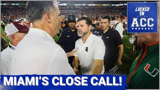 Miami Hurricanes vs Virginia Tech The Hail Mary Debate [upl. by Gnilrits]