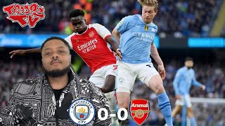 Man City 00 Arsenal  Troopz Match Reaction  Gabriel POCKETED Haaland [upl. by Farant]