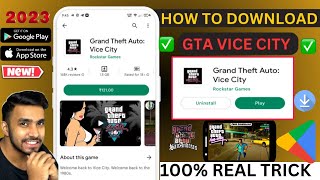 🎮GTA VICE CITY DOWNLOAD ANI2023 HOW TO DOWNLOAD GTA VICE CITY IN ANDROIDGTA VC ANDROID [upl. by Aneekat52]