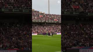 The minute of silence in memory of the victims of DANA Rest in peace 🙏🏼 fcbarcelona shorts [upl. by Jemine749]