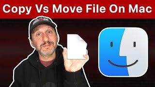 Copying Vs Moving Files On a Mac [upl. by Rudd]