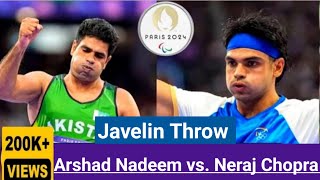 Arshad Nadeem World Record Javelin Throw In Olympics 2024 [upl. by Romie]