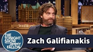 Zach Galifianakis Hates Red Carpets Loves Blowing Smoke [upl. by Nicolais928]