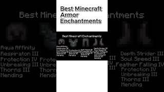 Best minecraft enchantments [upl. by Ardnalak]