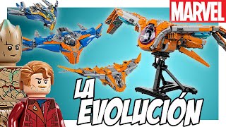 Todas las naves de Guardianes de la Galaxia LEGO MARVEL Milano y Benatar [upl. by Acinnod]