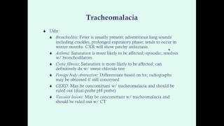 Tracheomalacia  CRASH Medical Review Series [upl. by Allerie]