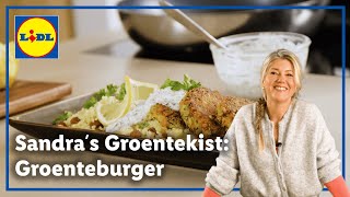 Groenteburger met kruidendip  Sandras Groentekist [upl. by Jamal]