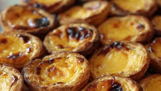 PASTELES DE BELÉM RECETA CASERAPASTELES DE NATAPASTEIS DE NATA [upl. by Morell56]