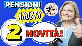 🟢 PENSIONI AGOSTO 👉 le DUE NOVITÀPARTICOLARITÀ IN ARRIVO con questo pagamento 💰 ⚡️ [upl. by Giliane]