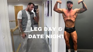 How I Eat Out On a Diet  Leg day Training [upl. by Lachus487]