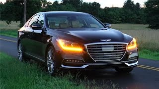 2018 Genesis G80 Ultimate 50 HTRAC Test Drive Video Review [upl. by Airotna106]