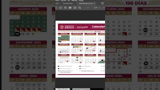 Calendario Escolar SEP 20242024 [upl. by Rotkiv]
