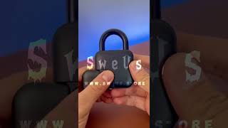 No more lost keys Fingerprint padlock is all you need [upl. by Tomasina210]