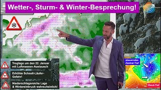 Update Mittelfrist Wetter Sturm amp Winterbesprechung Spannende Wetterlage ab kommender Woche [upl. by Mel]