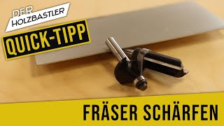 So schleifst du deine Fräser wieder wie neu [upl. by Valentino]