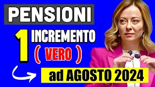 PENSIONI 👉 ECCO IL PROSSIMO quotAUMENTOquot REALE AD AGOSTO DOPO LA 14ESIMA❗️È UFFICIALE 💰 [upl. by Rocky]