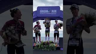 Your top 3 pro women at the VinFast IRONMAN World Championship 🏆 [upl. by Ennad]