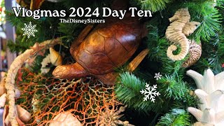 Vlogmas Day Ten  Christmas at Polynesian Resort  Holidays with TheDisneySisters [upl. by Anibla]