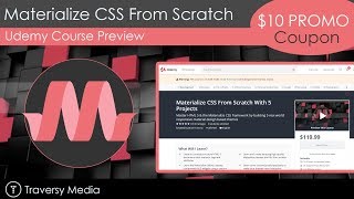 Udemy Course Alert  Materialize CSS With 5 Projects [upl. by Ary267]