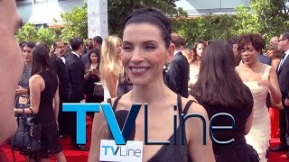 Emmys 2014  Julianna Margulies quotThe Good Wifequot Interview  TVLine [upl. by Asalocin]