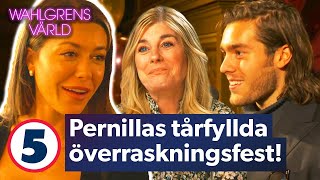 Wahlgrens värld  Bianca amp Benjamin toköverraskar Pernilla på hennes födelsedag  Kanal 5 Sverige [upl. by Nakeber]