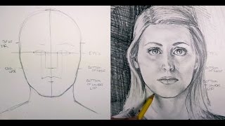 How to Draw Facial Proportions [upl. by Yorgos]