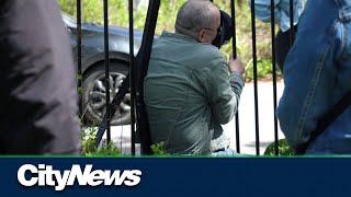 Visitors stuck outside NotreDamedesNeiges cemetery on Mother’s Day [upl. by Lokim859]