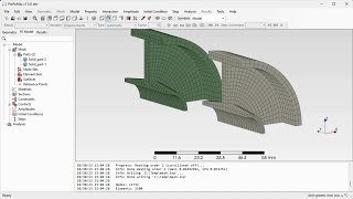 PrePoMax amp CalculiX  Revolved meshes [upl. by Essie]