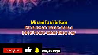 Adewale Ayuba  koloba Koloba Karaoke Version edited by djzab9jatv [upl. by Meuser39]