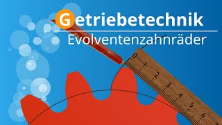 Geometrie von Evolventenzahnräder  Was ist eine Evolvente  Modul  Teilkreisdurchmesser [upl. by Llemhar]