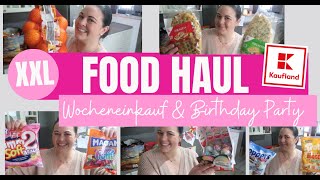 XXL KAUFLAND FOOD HAUL 210€ EINKAUF BIRTHDAY PARTY Fräulein Jasmin [upl. by Amalburga]