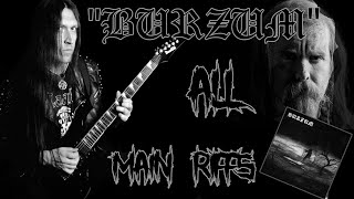 Varg Vikernes  BURZUM  All Main Riffs [upl. by Onailime]