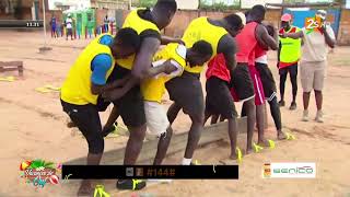 CHUTE GLISSADES ET RIRES  ALBOURY LUTTEUR Vs MAME BALLA DANS UN PARCOURS DE OUF À SPORTLAND [upl. by Hamehseer]