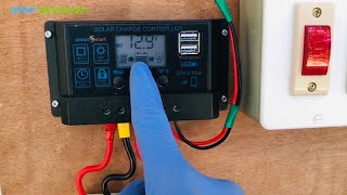 How to Install Solar Inverter  Offgrid Solar Power System  12V Battery  100W Panel [upl. by Meit]