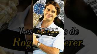 Les montres Rolex portées par Roger Federer [upl. by Hiller292]