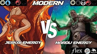 Jeskai Energy Control VS Mardu Energy MTG Modern [upl. by Kimmel]