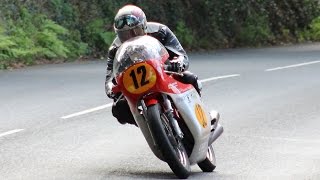 Sounds of the Classic TT 2015 with MV Agusta Paton YZR500 Gilera Honda 500 etc Deano Rutter etc [upl. by Borlase770]