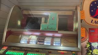 Seeburg 200 Jukebox w instruction manual and records  Video 2 [upl. by Solotsopa413]