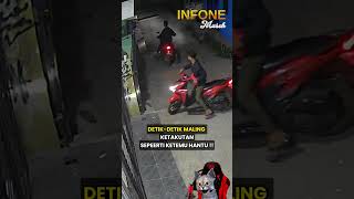 MALING MOTOR KETAKUTAN SEPERTI KETEMU HANTU shortvideo beritaviral Videoviral Kabarhariini [upl. by Clotilde]