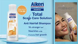 AikenShampoo Anti Hairfall for 10x Stronger Hair  Lesser Hairfall  Soothes Irritated Scalp [upl. by Standford122]