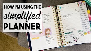 How Im Using the Simplified Planner [upl. by Bohrer216]