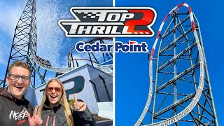 Top Thrill 2 FIRST RIDE amp Review  AMAZING Cedar Point NEW Coaster [upl. by Phelgen]