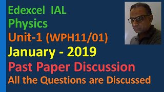 Lesson on Edexcel IAL Unit 1 January 2019 WPH11 Past Paper Discussion by Aravinthan Suseendirarajah [upl. by Norok]