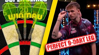 MASON WHITLOCK HITS A 9 DARTER🔥🎯 [upl. by Airdnaz]