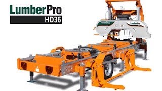 Norwood LumberPro HD36 Portable Sawmill  Part 2 Fully Hydraulic Bandsaw Mill [upl. by Georgeta]