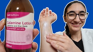 How to apply Calamine lotion on chicken pox  How to apply calamine lotion on face [upl. by Reilly176]