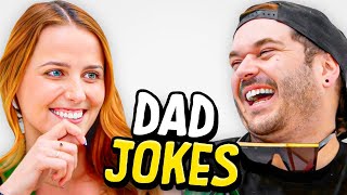 Dad Jokes  Dont laugh Challenge  Matt vs Kat  Raise Your Spirits [upl. by Heathcote]