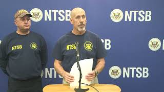 NTSB Media Brief  Airbus EC130 Helicopter Crash Feb 10 livestream [upl. by Ahsael]