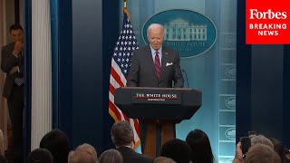 BREAKING NEWS Biden Makes Surprise FirstEver Presidential Appearance At White House Press Briefing [upl. by Htez]