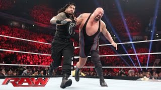 Roman Reigns vs Big Show  WWE World Heavyweight Championship Tournament Raw November 9 2015 [upl. by Siroled254]